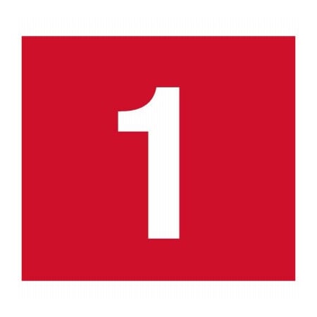 Yunker Industries Aisle Number Kit5160 TRV-0020